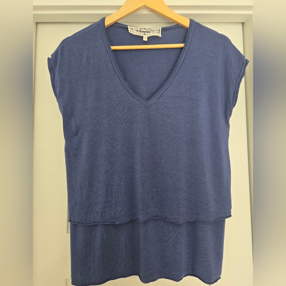 Pink Martini Blue Relaxed T-Shirt